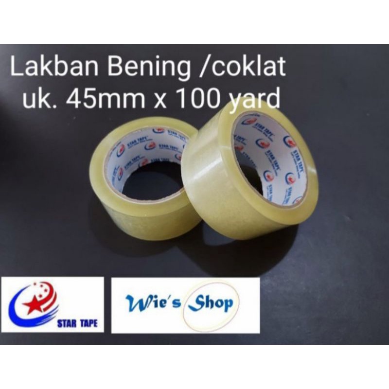 

Lakban Bening/Coklat uk. 45mm x 100 yard (2 inch)