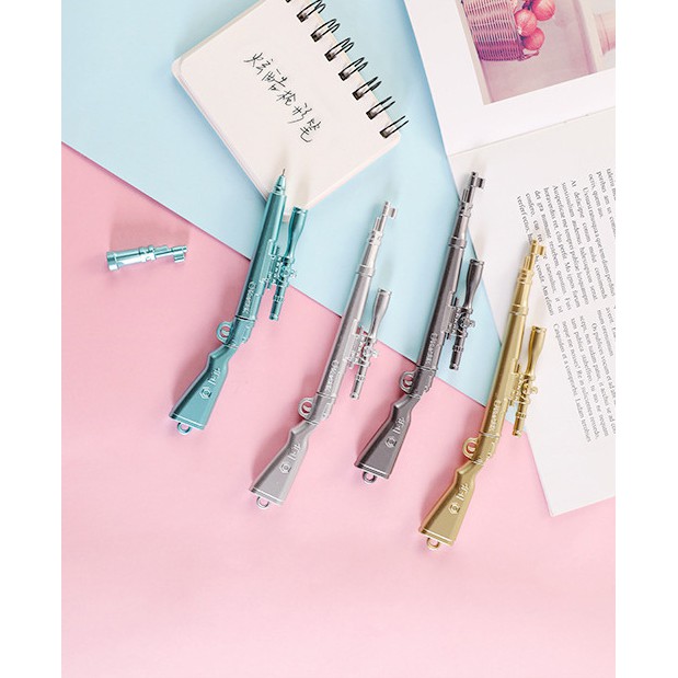 970 Bolpen Bolpoint Ballpoint Pen Pulpen Unik Model Pistol Sniper-4