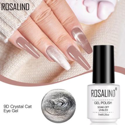 ROSALIND 5D Cat Eye Nail Gel Polish (Bisa diaplikasikan di semua warna