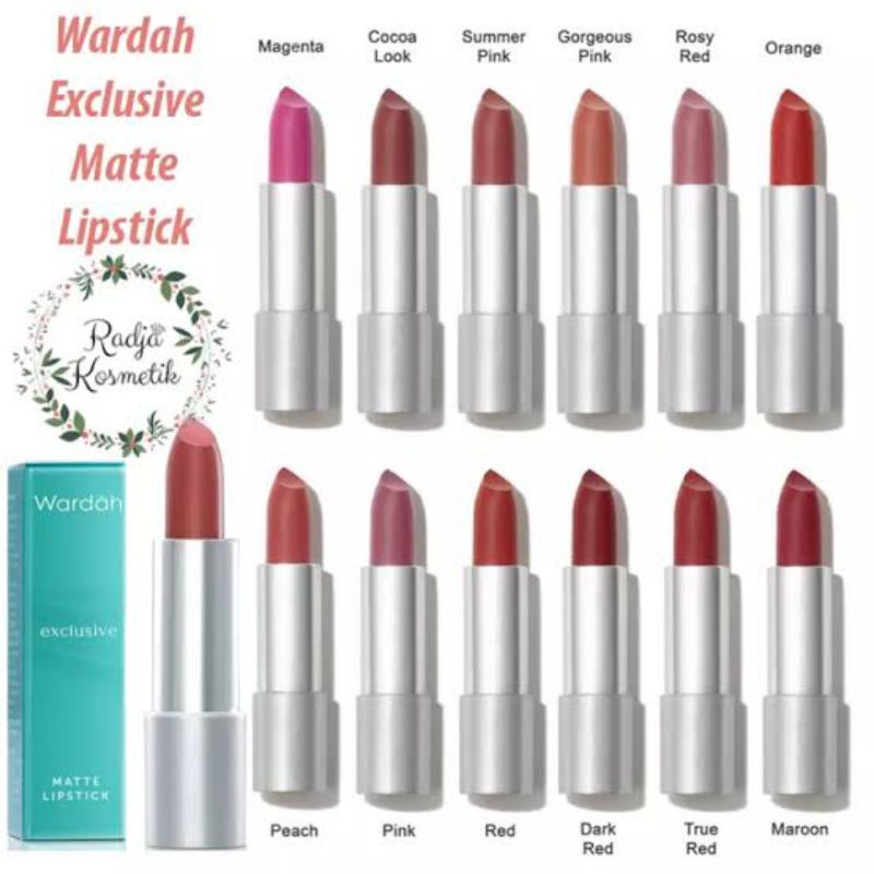 WARDAH EXCLUSIVE MATTE LIPSTICK