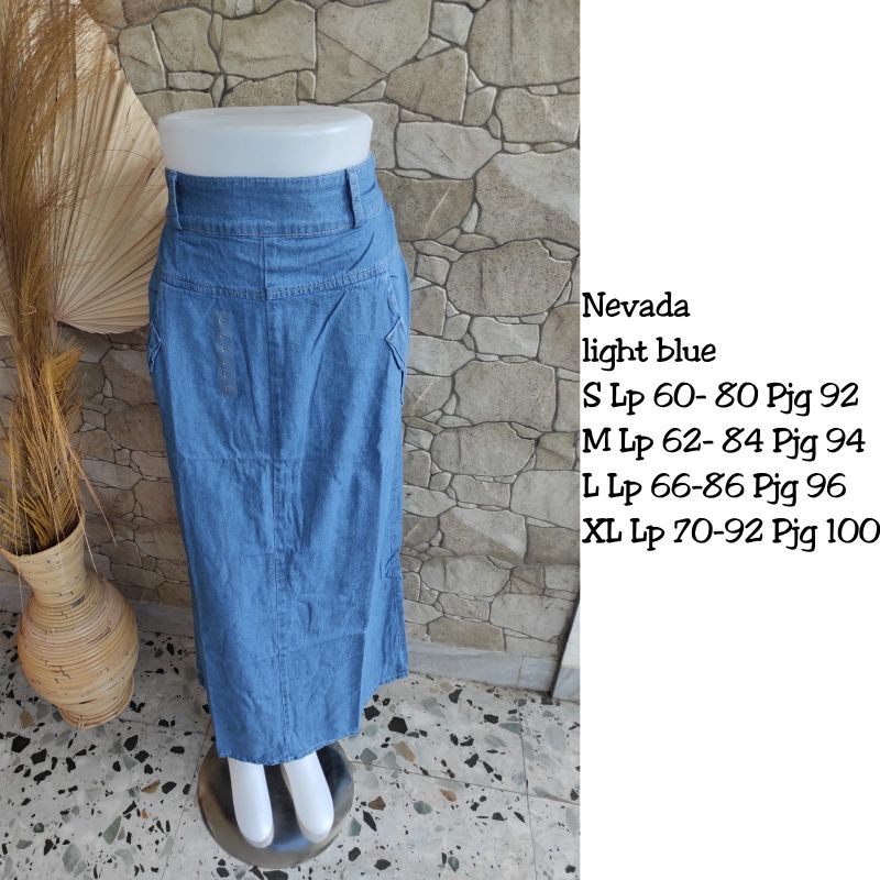 ROK PANJANG WANITA NEVADA BRANDED MATAHARI MURAH RKPJGNVD997