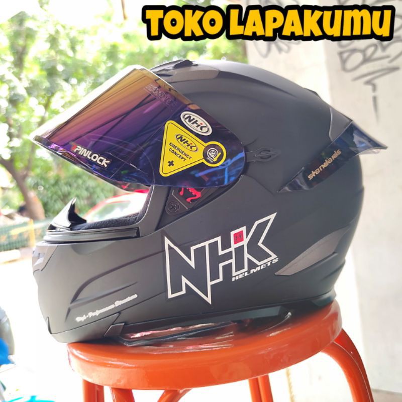 Nhk Rx9 paket ganteng solid _ helm nhk rx9 paket ganteng