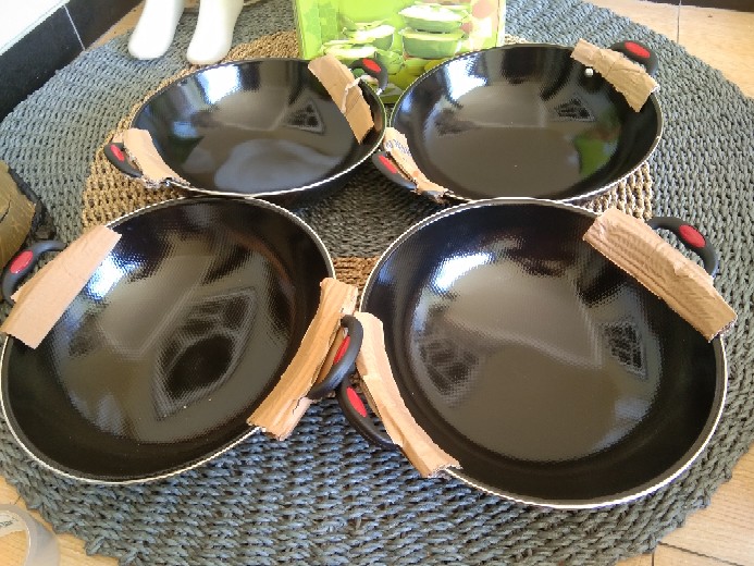 Wajan Enamel Anti Gores  34 Cm (gsf) Anti Lengket Wajan Kuping Murah