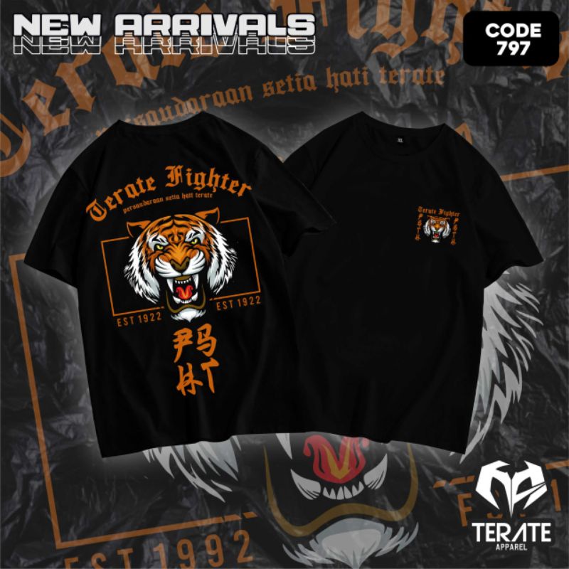 KAOS PSHT KAOS TERATE KAOS TERATE FIGHTER HARIMAU