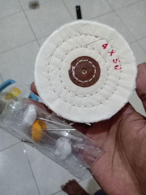 Kain Poles Kuning 4 Dan 5 Inch