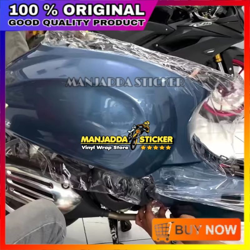 Sticker Skotlet Motor Transparan Doff Untuk Melindungi Body Stiker Anti Gores Berkualitas