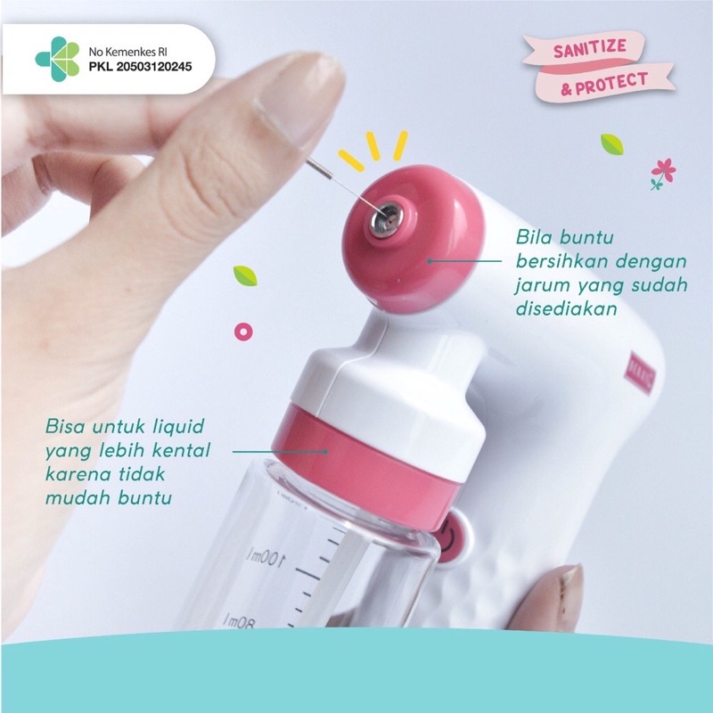 BERRYC Bundle Pack Mini Sterilizer Gun + Sanitizer 200ml