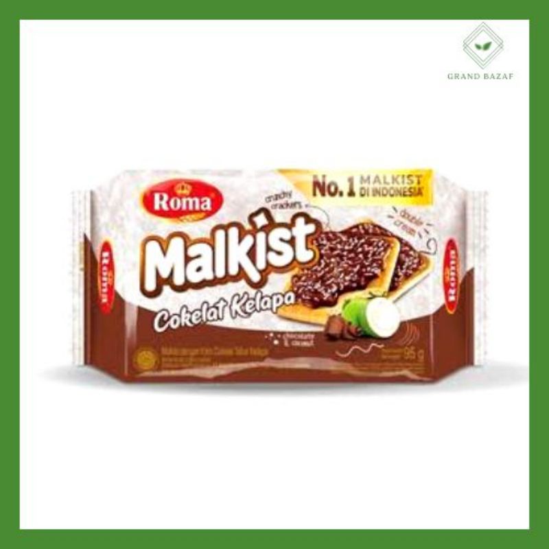 

ROMA Malkist Cokelat Kelapa 95gr