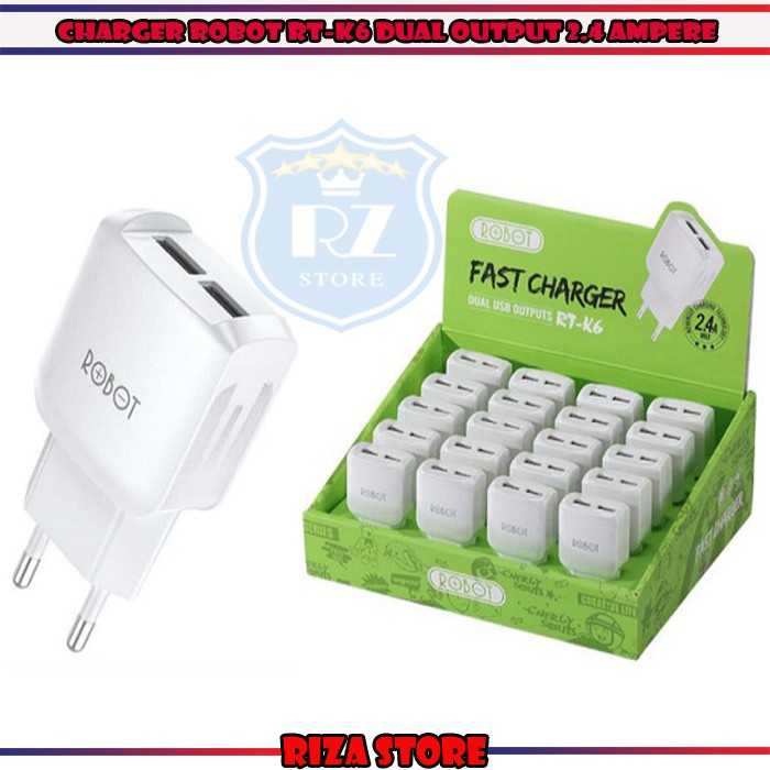 CHARGER - TC - CASAN ROBOT RT-K6 DUAL OUTPUT 2.4 AMPERE FAST CHARGER