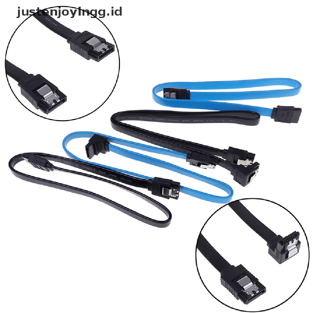Justenjoyingg.id Kabel data Hardisk SSD SATA 3.0 III SATA3 6Gb / S Sudut Kanan