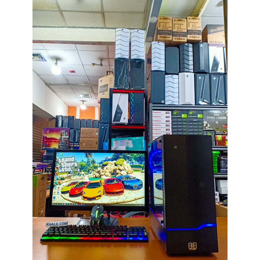 PAKET PC GAMING EDITING CORE I7 2600 RAM 8GB HDD 500/SSD/LED 19 INCH