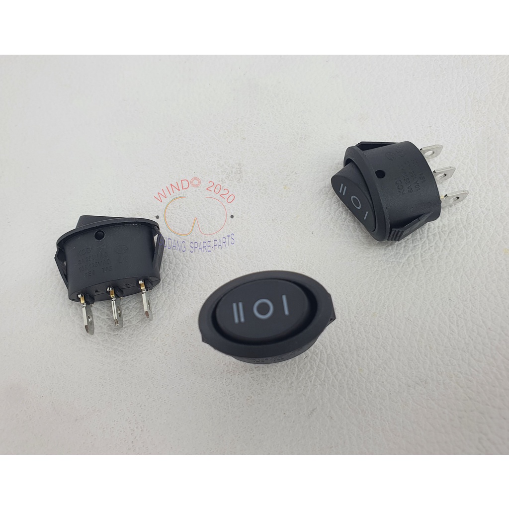 SWITCH ON/OFF | PUSH BUTTON ON-OFF | TOMBOL SAKLAR | SAKLAR SWITCH ON-OFF-ON 3PIN | SAKLAR TOMBOL