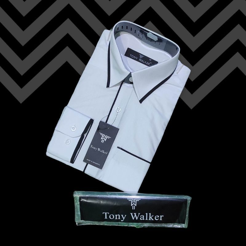 Tony Walker Kemeja Panjang Pria Kantor Slimfit Kasual Fashion Original Distro Kemeja Formal Kerja Kantor Kuliah Ukuran S M L XL Kemeja Dewasa Panjang Baju Pria