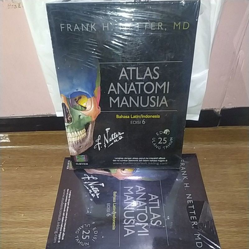 Jual Atlas Anatomi Manusia [ORIGINAL] - Bahasa Latin/Indonesia Edisi 6 ...