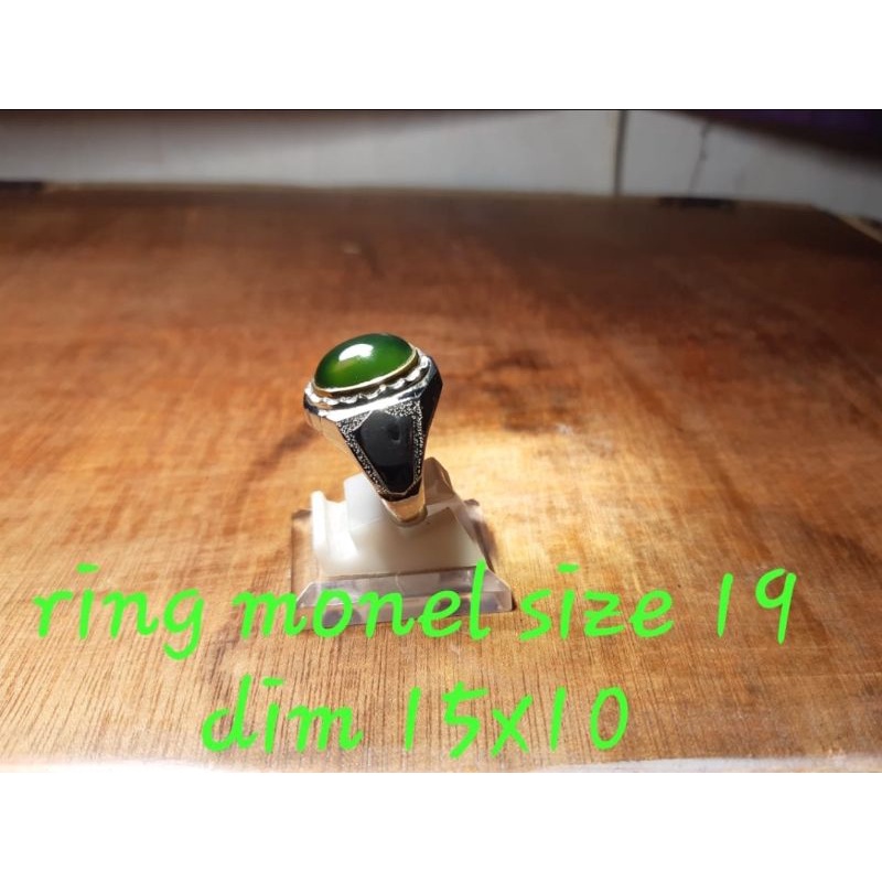 cincin Akik giok Aceh ijo botol super kristal.