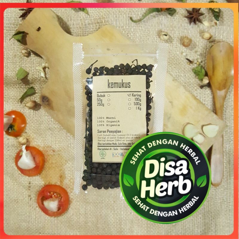 

BIJI KEMUKUS KERING 50 GRAM - Piper Cubeba - MURNI - JSR - REMPAH