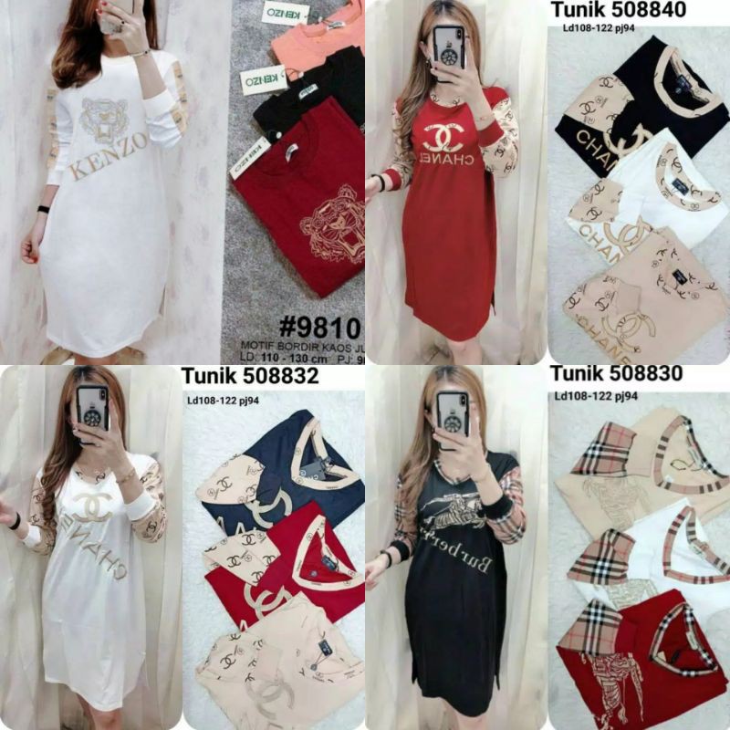 Tunik import dress chanel premium bangkok bkk