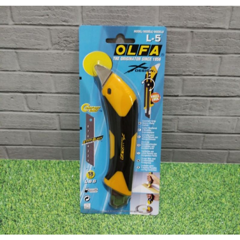 

Pisau Cutter 18mm L-5 Olfa Snap Off Blade Cutter Original