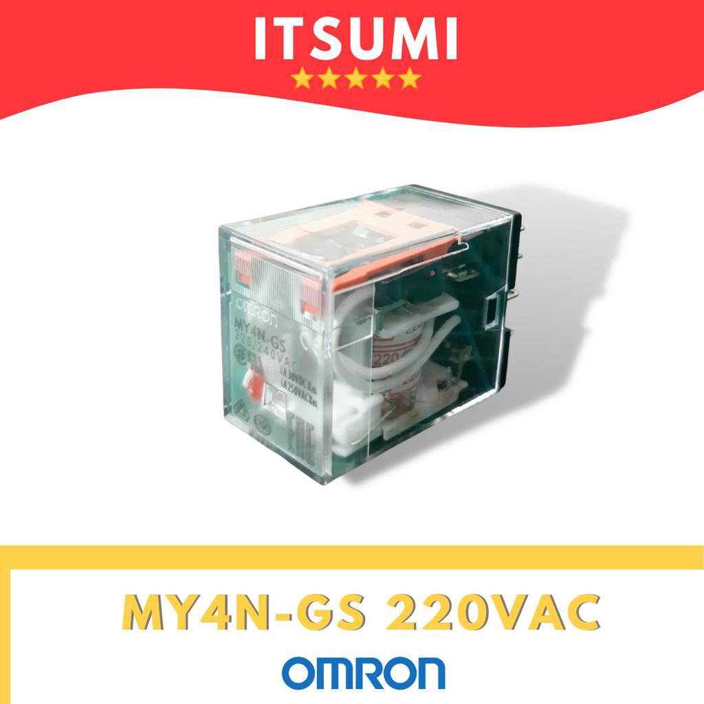 Relay Omron MY4N-GS 220 VAC MY4N GS MY4NGS 220 VAC