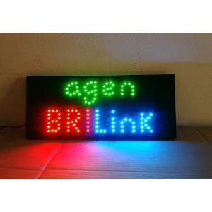 Unik tulisan lampu led   led sign agen brilink 3 warna Diskon