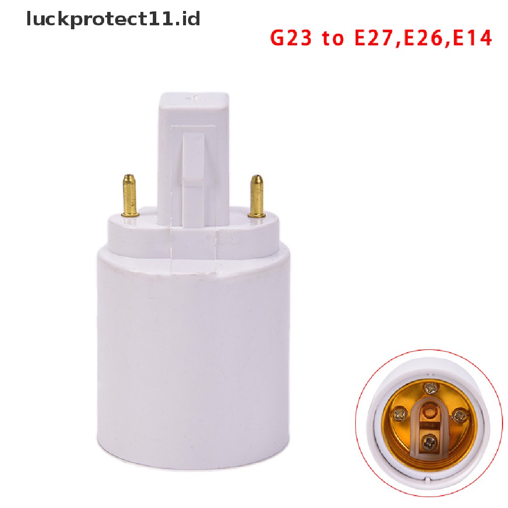 //HG&amp;ID// G23 To E27 E26 Base Socket LED Halogen Light Bulb Lamp Adapter Holder Converter .