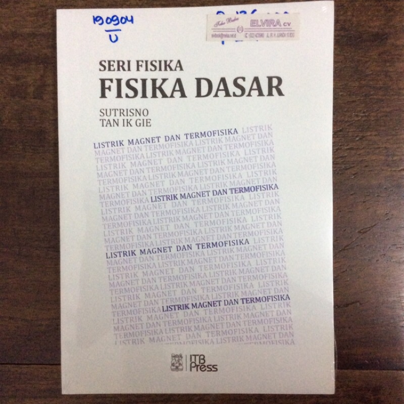 Seri Fisika Fisika Dasar Listrik, Magnet, dan Termofisika-ITB