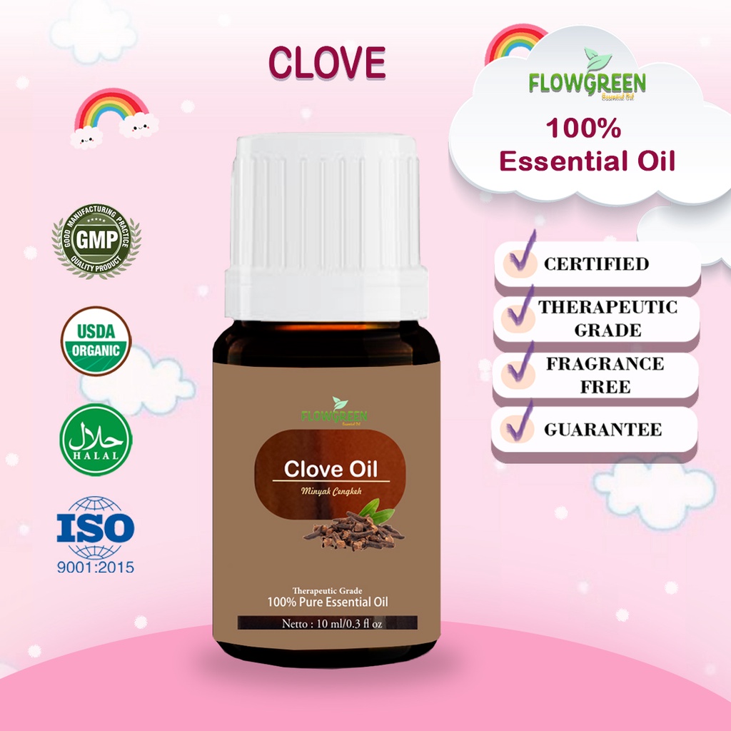 FLOWGREEN CLOVE ESSENTIAL OIL DIFFUSER HUMIDIFIER AROMATERAPI OIL