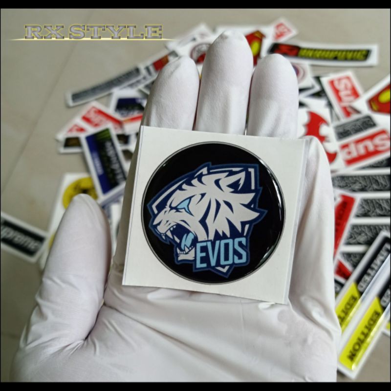 

Stiker Timbul Lentur Evos Esports