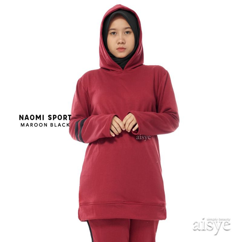 Baju Senam Setelan Wanita Olahraga Muslimah Sporty Muslim NAOMI AISYE