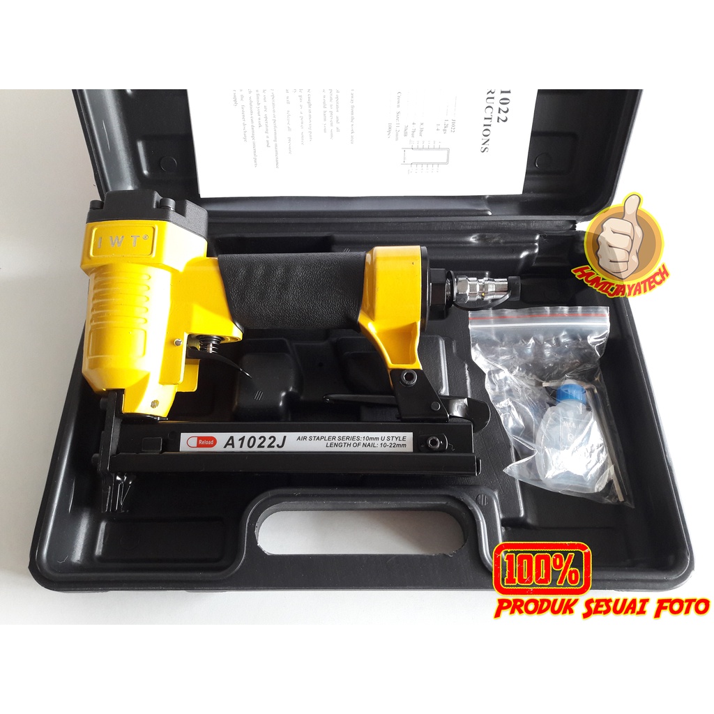 

Air Nailer 1022J IWT Japan Standart / Alat Staples Nailer