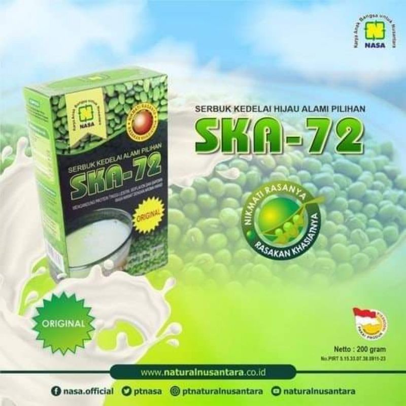 

susu kedelai ska-72 membantu menambah berat badan