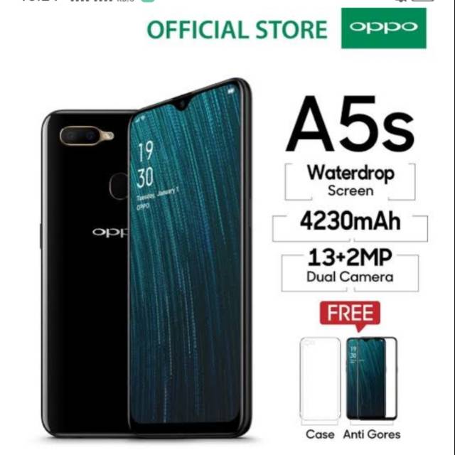 Oppo A5s ram 3/32 Garansi Resmi Erafone