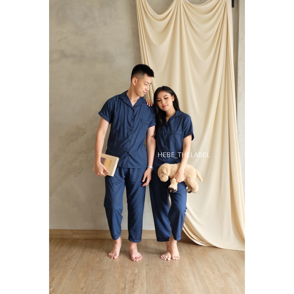 Couple Pajamas - Atasan Celana Baju Tidur Setelan