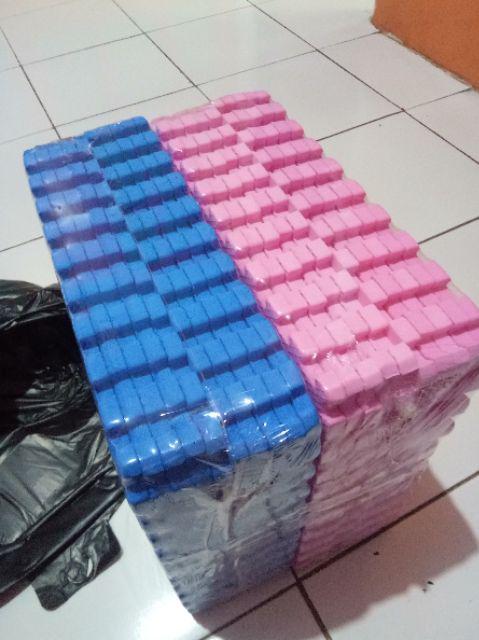 Harga Paket 2 Pack Matras Ecomat Polos 30x30x1cm Lebih Murah..