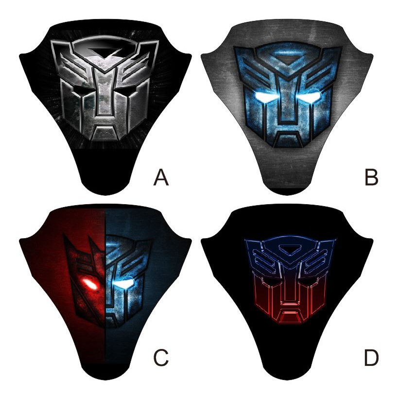 Stiker Winshield WS Visor Tameng PCX 150 / 160  - Logo Transformer