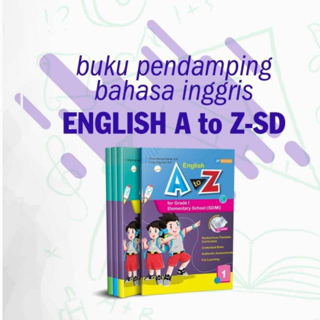 Buku Bahasa Inggris "English A to Z" untuk Sekolah Dasar ...