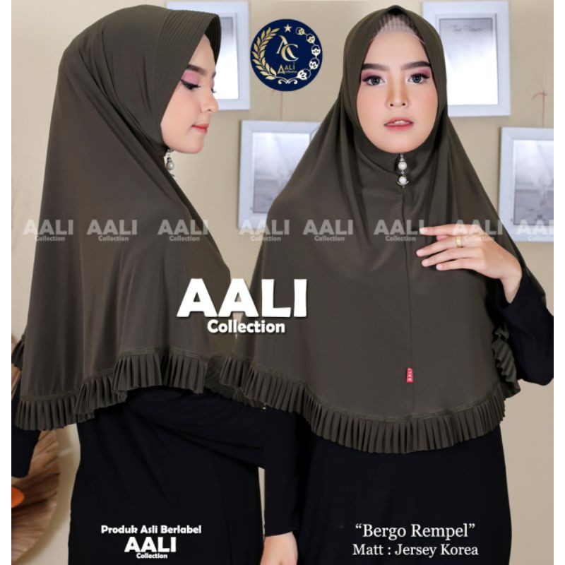 Aali Collection Jilbab Rempel Jersy Korea