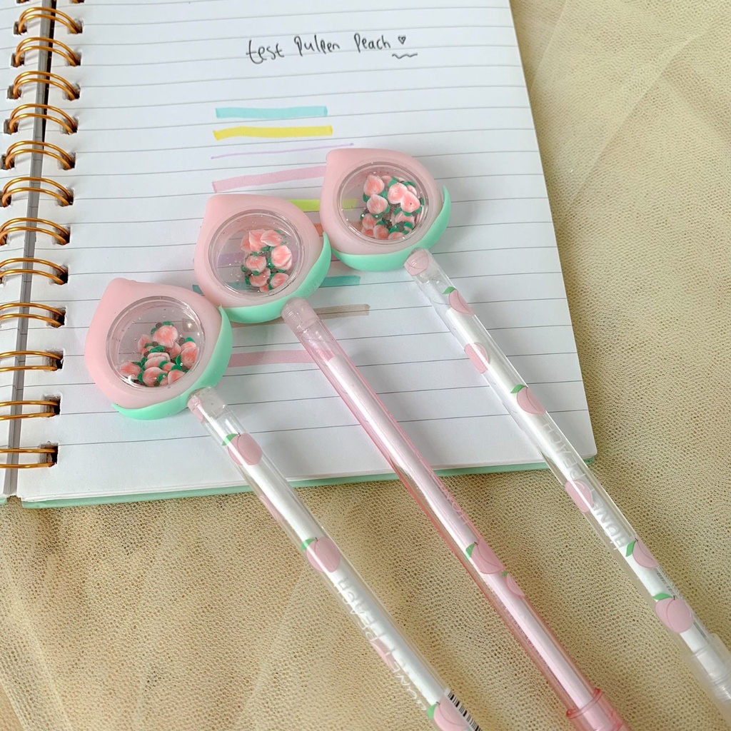 

PULPEN BUAH PEACH DENGAN UJUNG PEACH DAN AMANIK MANIK PEACH ATK FANCY UNTUK ANAK