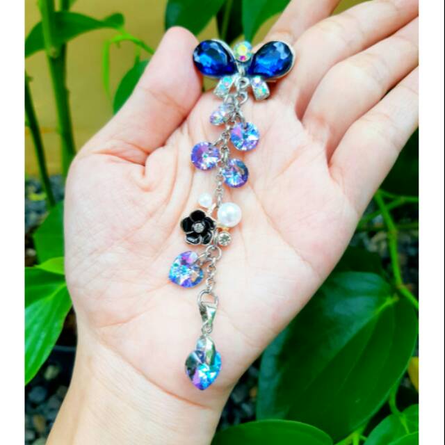 Bros dagu swarovski original panjang