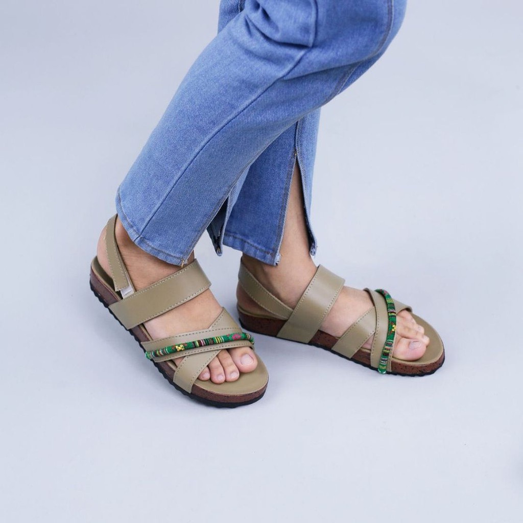 bondshop02 - SANDAL BINTIL BIRKEN D-ELYNO / SANDAL SANTAI WANITA-2