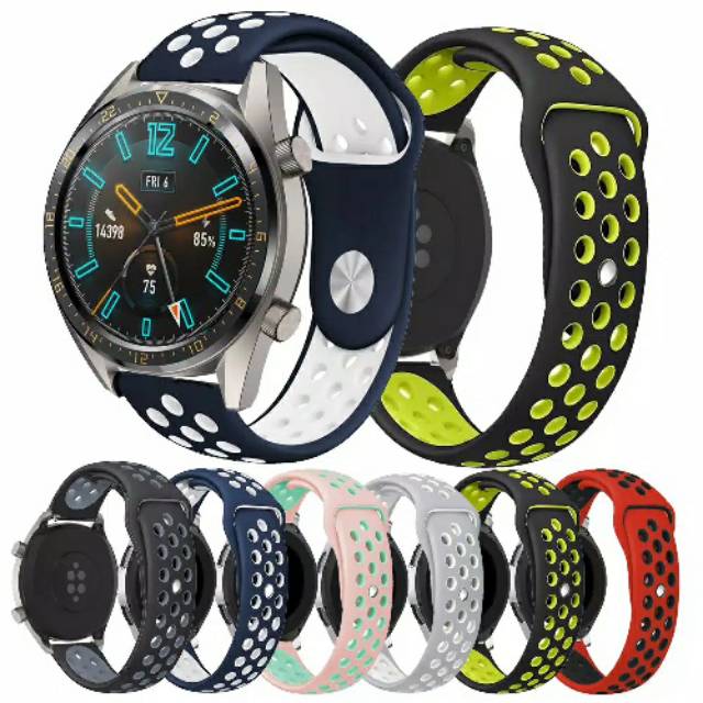 Strap Nike Volt Series Watch Band Huawei Watch GT 6 2e 1 2 3 4 5 Pro 46mm Tali Jam Tangan Smartwatch