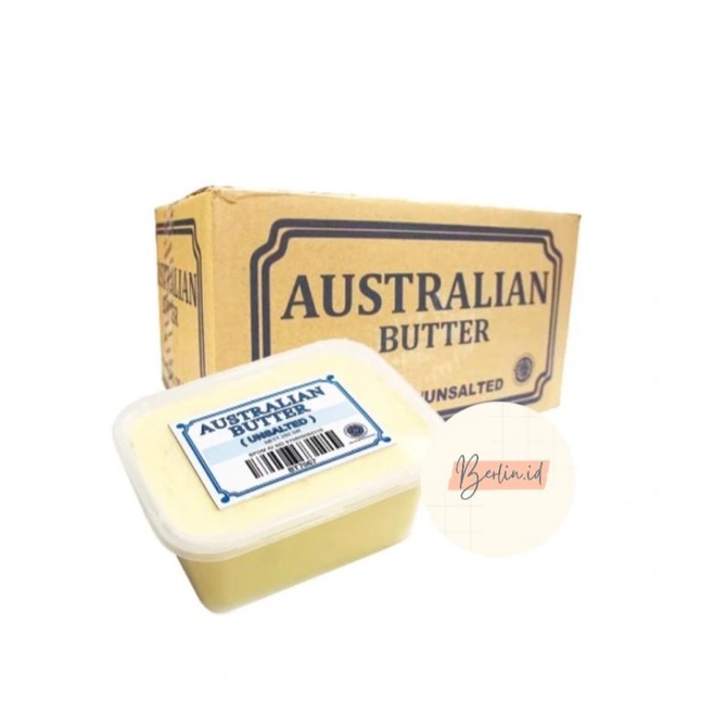 

Australian Butter Unsalted 250 Gr [Repack] Mentega