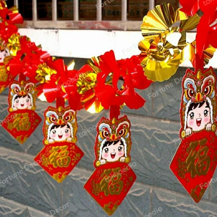 Lampion Garland Hiasan Gantung Imlek Sincia Tahun Macan