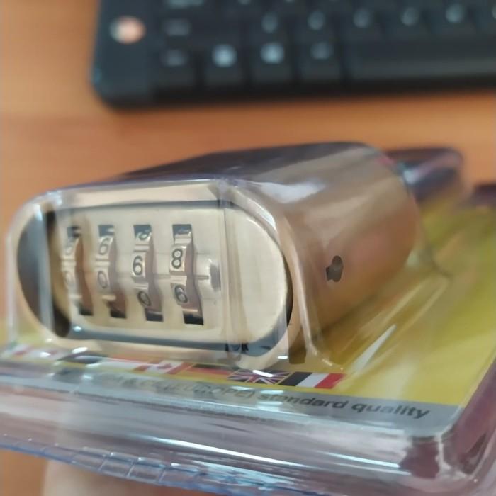 Padlock / Krisbow Gembok Kombinasi Angka Tanpa Anak Kunci - Gembok Pagar Rumah