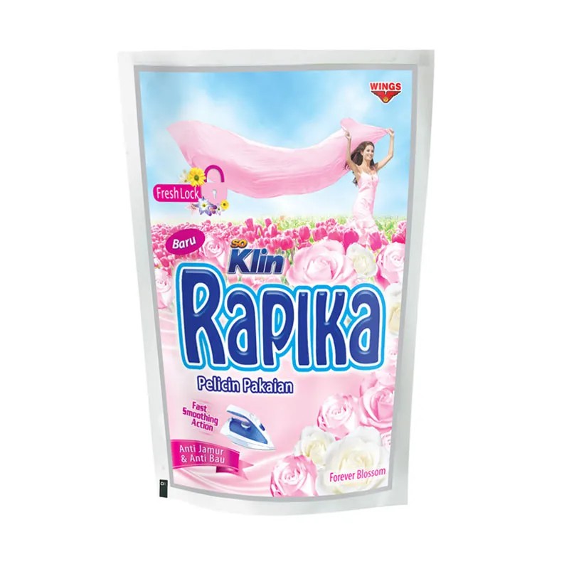 Pewangi/ Pelembut Pakaian/ Refill Rapika Merah Pouch 400 Ml 8034342