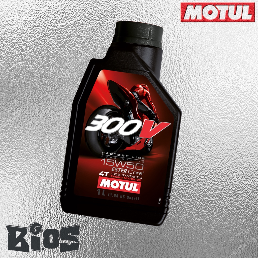 MOTUL 300v 5W30 - 15W50 FACTORY LINE ROAD RACING 100% ORIGINAL