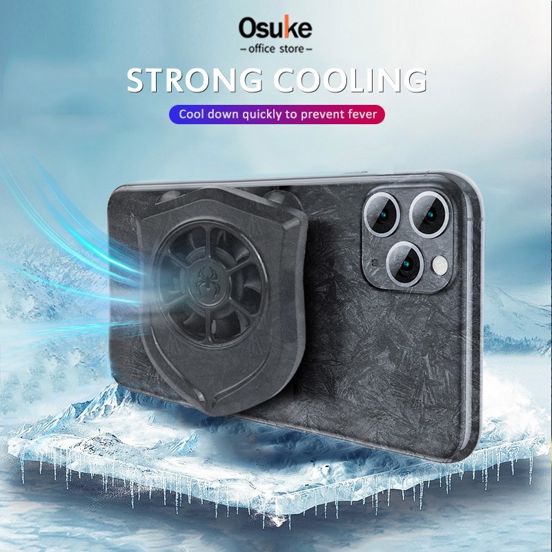 Smartphone Cooling Fan Kipas Pendingin Radiator Cooler Pendingin Handphone Fan Holder Heat Sink P11 Model Plug-in