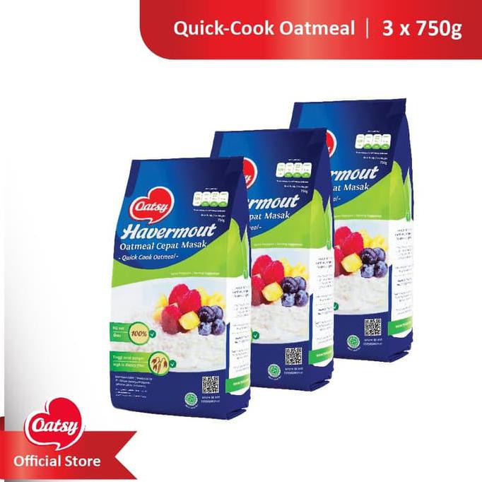 

Ms49M6 Oatsy Quick Cook Oatmeal 750G (Triple Pack) S5Mq0S