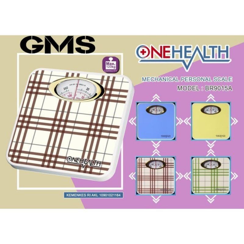 Timbangan Badan Manual Onehealth BR 9015A Tebal / Timbangan Analog One Health