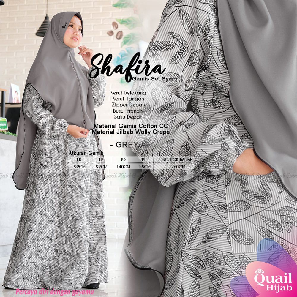 shafira set ori quail hijab